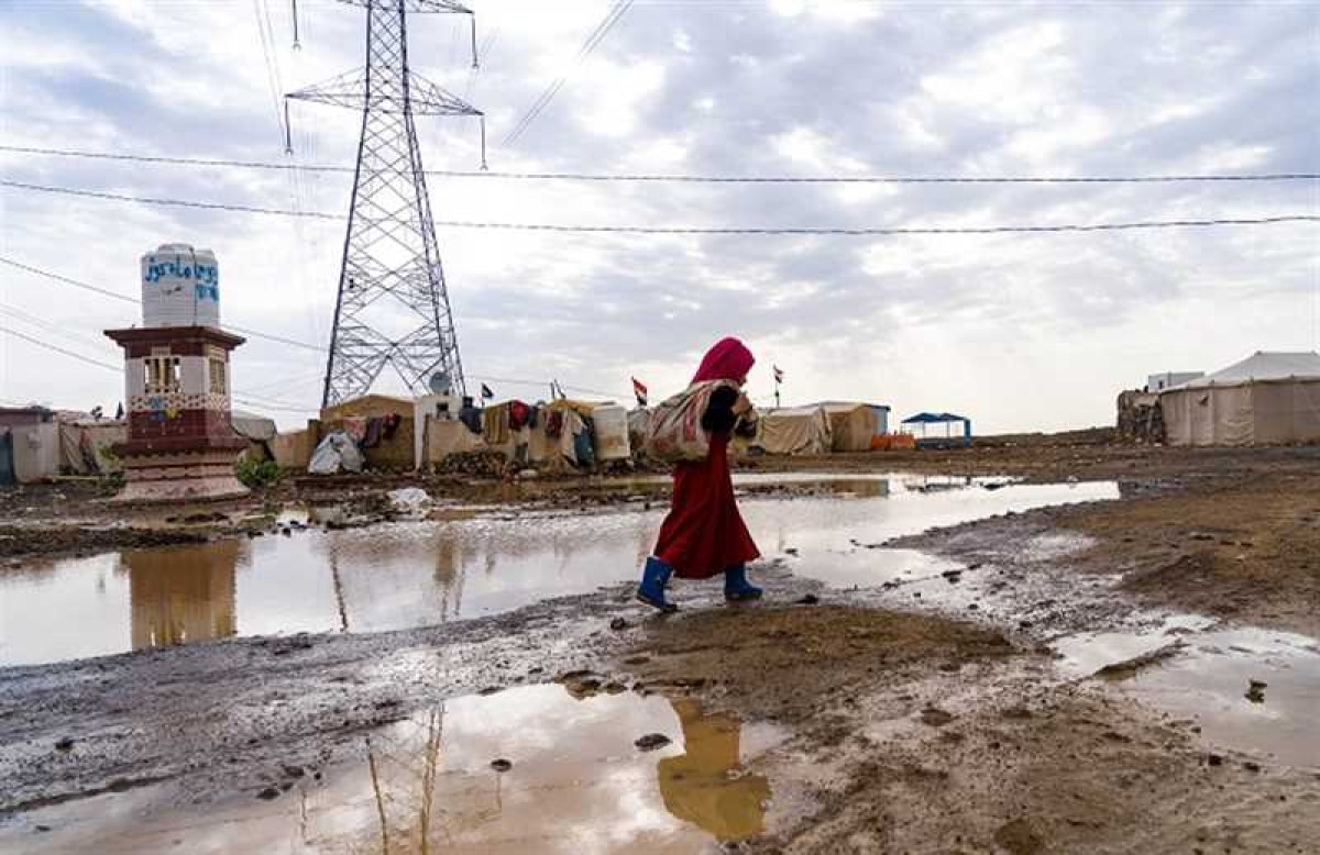 مأرب: تضرر نحو 6500 أسرة نازحة جراء سيول الأمطار خلال الأيام الماضية