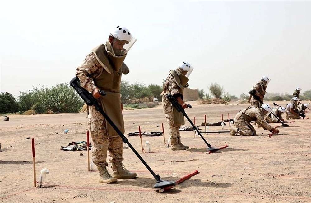 "مسام" يعلن نزع أكثر من 5 آلاف لغم وقذيفة غير منفجرة منذ مطلع فبراير الجاري