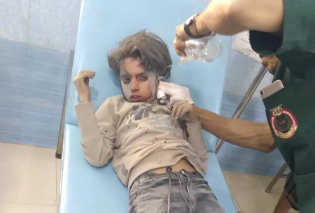 إصابة طفل وفتاة بقصف حوثي استهدف منزلا شرقي مدينة تعز