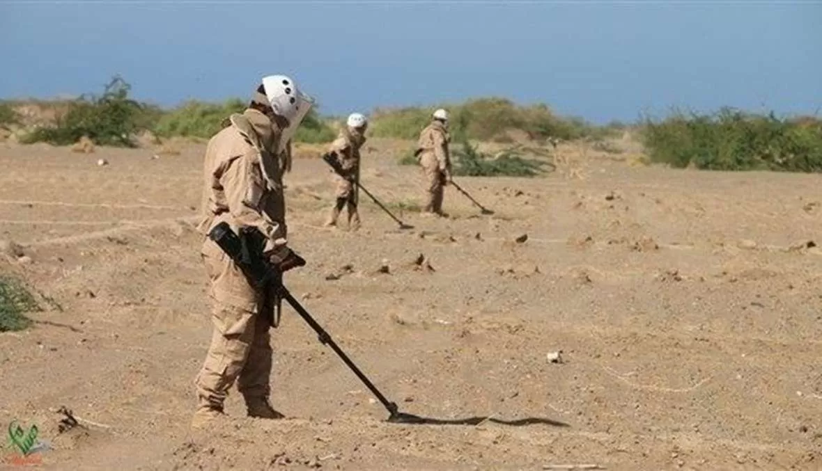 مسام يعلن نزع أكثر من أربعة آلاف لغم زرعتها مليشيا الحوثي خلال شهر